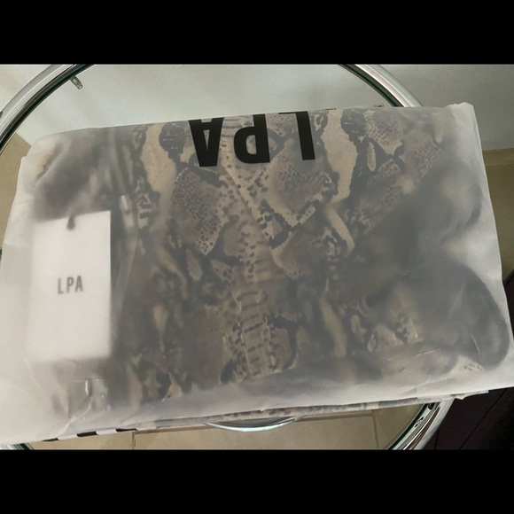 LPA TRACK JOGGER PANT IN SNAKE & BLACK - Picture 8 of 9